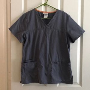 gray scrubstar scrub top